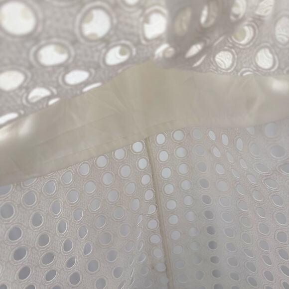 VINEET BAHL Anthropologie Dress SZ Petite Medium NWT Eyelet Halter Bridal White - Picture 14 of 16